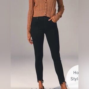 Abercrombie & Fitch Curve Love Women's Black Skinny Jeans